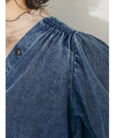 CRAFT STANDARD BOUTIQUE デニムギャザーヨークブラウス