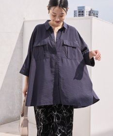 AMERICAN HOLIC 【WEB限定】接触冷感Wポケットシャツチュニック