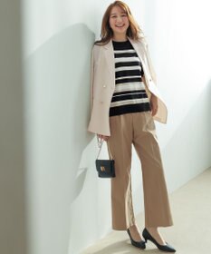 ANY SIS ツイステッドクリアチノワイド パンツ