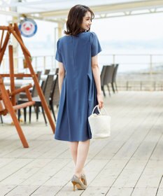 Tiaclasse 【洗える】スタイルアップも叶うピンタックワンピース