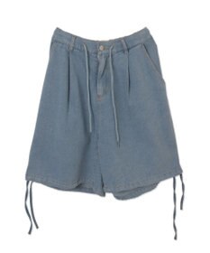 WEGO ドロストワイドルーズハーフパンツ