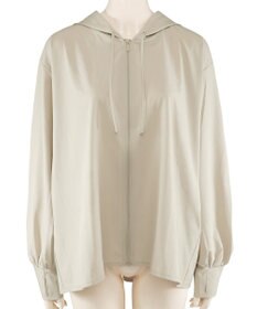 San-ai Resort（三愛水着楽園） 【UPF50+UVカット率最高指数】水陸両用指穴付き　ゆるっと着れるふんわりシルエットパーカーM・L【Big Apple's（ビッグアップルズ）】