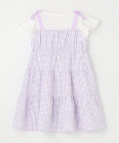 ANY KIDS サッカー ギンガム ワンピース