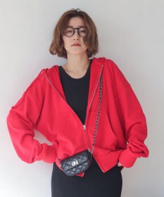 WEGO 【ユニセックス着用ITEM/MLサイズ展開】コンパクトフィットダブルZIPパーカー