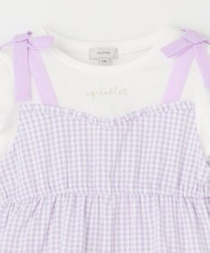 ANY KIDS サッカー ギンガム ワンピース