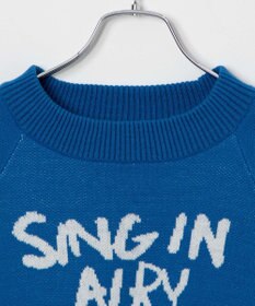 WEGO ジャガードショートニットプルオーバー