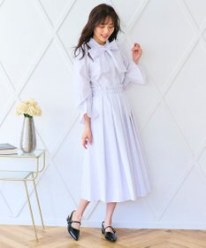 Feroux 【キレイ見えセットアップ対応】リボンタイ ブラウス