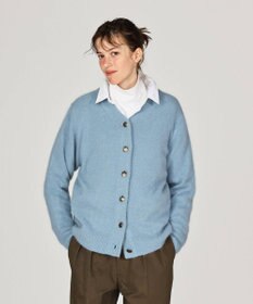 LENO BRUSHED CARDIGAN へアリーニットカーディガン