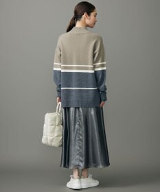 自由区 ウールカシミヤブレンドハイネック ニット