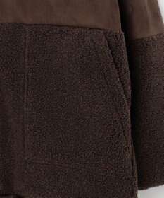 ANY L スエードボアコンビブルゾン