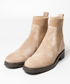 BONTRE 【UNISA/ウニサ】リブニットショートブーツ