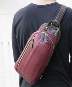 UNBILLION Otias アンティーク仕上げタイプ合皮ボディバッグS