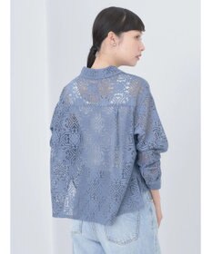 earth music&ecology レースショートシャツ