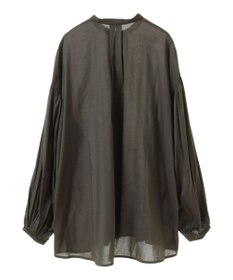 CRAFT STANDARD BOUTIQUE インド綿混パフスリーブシャツ