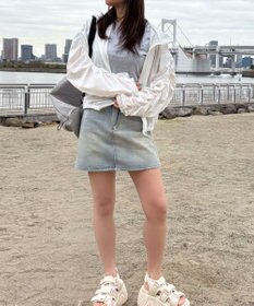 WEGO 【日焼け対策/セットアップ対応】ラッシュガードシャーリングパーカー