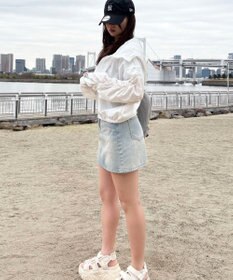 WEGO 【日焼け対策/セットアップ対応】ラッシュガードシャーリングパーカー