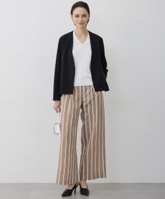 ICB L ナイロンストレッチポンチ ノーカラージャケット