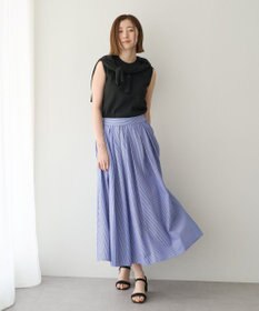 YECCA VECCA タックフレアスカート