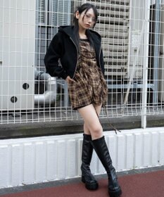 WEGO ドロストデザインキャミワンピース