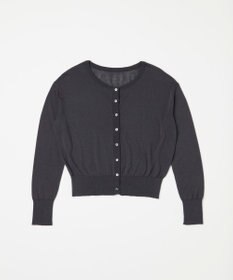 TOQUE 〈大草直子さんアドバイザー〉シルク×コットンニットショートカーディガン