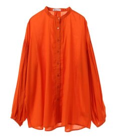 CRAFT STANDARD BOUTIQUE インド綿混パフスリーブシャツ