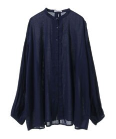 CRAFT STANDARD BOUTIQUE インド綿混パフスリーブシャツ