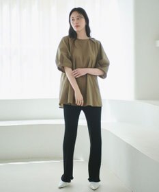 #Newans 【イージーケア】ラグランスリーブステッチブラウス