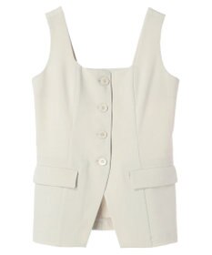 YECCA VECCA リネンライクビスチェベスト