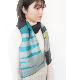 POLS ウールジャカードストール