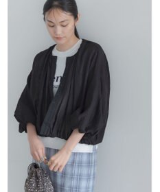 Te chichi シアー楊柳ギャザーブルゾン