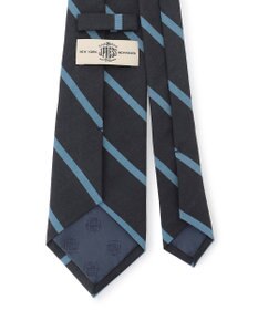 J.PRESS MEN ハンドプリントポプリンレジメンタル ネクタイ
