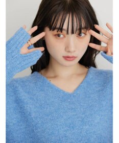 AMERICAN HOLIC ＭｉｘヤーンＶネックニットプルオーバー