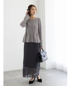 Te chichi モールペプラム2WAYニット