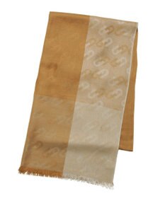 MOONBAT FURLA シルクカシミヤジャカードストール／幅55cm