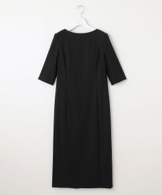 23区 【エステータ】コットンダブルクロス ハーフスリーブワンピース