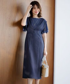 ANY SIS 【洗える】チュールスリーブ ニット