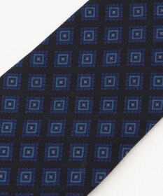 J.PRESS MEN オーバーダイ小紋ハンドプリント ネクタイ