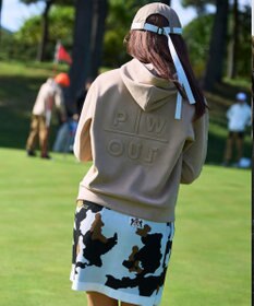 PW CIRCULUS 【WOMEN】スエード調 デタッチャブルフーディ