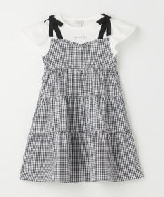 ANY KIDS サッカー ギンガム ワンピース