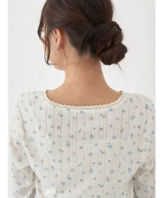 earth music&ecology アイレットジャガードタイトプルオーバー