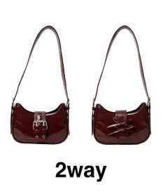 WEGO マルチWAYハーフムーンベルトバッグ