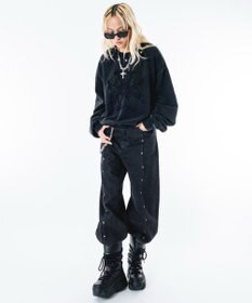WEGO 【ユニセックス着用ITEM】ブリーチハトメロゴプルオーバー
