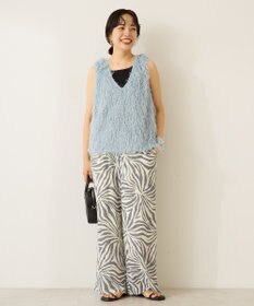 AMERICAN HOLIC 【前後2way】サイドスリットシャギーベスト