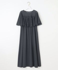 ANY SIS 【Lily Calin】ラッフルチュールフェイクパール ドレス