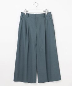 J.PRESS LADIES 【人気素材】セルロースリネンストレッチ クロップド パンツ