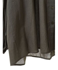 CRAFT STANDARD BOUTIQUE インド綿混パフスリーブシャツ