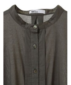 CRAFT STANDARD BOUTIQUE インド綿混パフスリーブシャツ