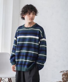 WEGO ルーズフィット総柄プルオーバー