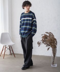 WEGO ルーズフィット総柄プルオーバー