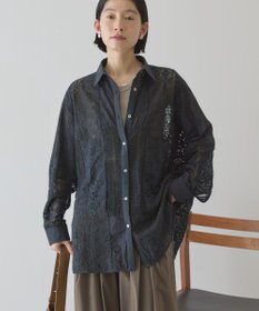 AMERICAN HOLIC レースパッチワークシャツ